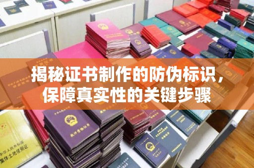 迭部揭秘证书制作的防伪标识，保障真实性的关键步骤